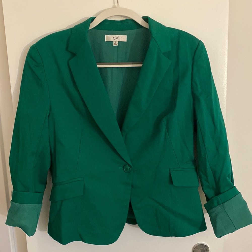 Emerald green blazer in perfect new condition